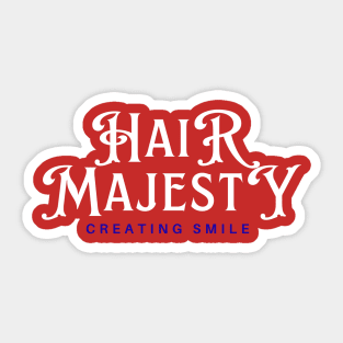 Hair majesty creating smile Sticker